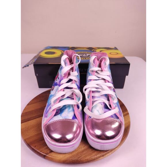 Heelys Veloz White Pink Multi Size 7 - Picture 2 of 8